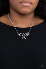 Load image into Gallery viewer, Paparazzi 🔆 Thunderstruck Teardrops - White Necklace