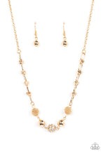 Load image into Gallery viewer, oak-sisters-jewelry-taunting-twinkle-gold-necklace-paparazzi-accessories-by-lisa
