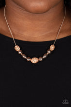 Load image into Gallery viewer, Paparazzi 🔆 Space Glam - Rose Gold Necklace