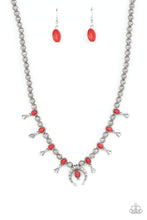 Load image into Gallery viewer, oak-sisters-jewelry-luck-of-the-west-red-paparazzi-accessories-by-lisa