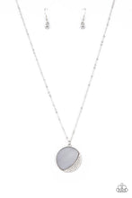 Load image into Gallery viewer, oak-sisters-jewelry-oceanic-eclipse-silver-necklace-paparazzi-accessories-by-lisa