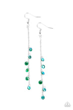 Load image into Gallery viewer, oak-sisters-jewelry-extended-eloquence-green-earrings-paparazzi-accessories-by-lisa