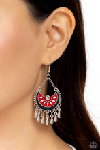 Load image into Gallery viewer, Paparazzi 🔆 I Just Need CHIME - Red Earrings