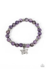 Load image into Gallery viewer, oak-sisters-jewelry-butterfly-nirvana-purple-bracelet-paparazzi-accessories-by-lisa
