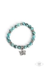 Load image into Gallery viewer, oak-sisters-jewelry-butterfly-nirvana-blue-bracelet-paparazzi-accessories-by-lisa