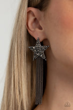 Load image into Gallery viewer, Paparazzi 🔆 Superstar Solo - Black Post Earrings