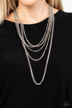 Load image into Gallery viewer, Paparazzi 🔆 Top of the Food Chain - Silver Necklace