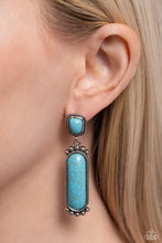 Load image into Gallery viewer, Paparazzi 🔆 Southern Charm - Blue Post Earrings