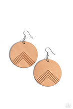 Load image into Gallery viewer, oak-sisters-jewelry-on-the-edge-of-edgy-brown-earrings-paparazzi-accessories-by-lisa