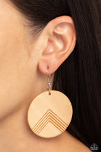 Load image into Gallery viewer, Paparazzi 🔆 On the Edge of Edgy - Brown Earrings
