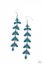 Load image into Gallery viewer, oak-sisters-jewelry-fanciful-foliage-blue-earrings-paparazzi-accessories-by-lisa