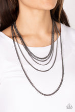 Load image into Gallery viewer, Paparazzi 🔆 Top of the Food Chain - Black Necklace