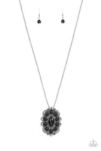 Load image into Gallery viewer, oak-sisters-jewelry-mojave-medallion-black-necklace-paparazzi-accessories-by-lisa