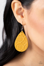 Load image into Gallery viewer, Paparazzi π Stylishly Subtropical - Yellow Earrings