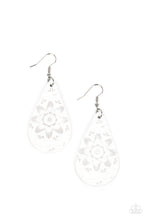 Load image into Gallery viewer, oak-sisters-jewelry-subtropical-seasons-white-earrings-paparazzi-accessories-by-lisa