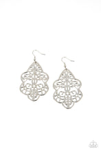Load image into Gallery viewer, oak-sisters-jewelry-festive-foliage-silver-earrings-paparazzi-accessories-by-lisa
