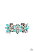 Load image into Gallery viewer, oak-sisters-jewelry-desert-flower-patch-blue-bracelet-paparazzi-accessories-by-lisa