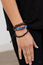 Load image into Gallery viewer, Paparazzi 🔆 Textile Texting - Blue Bracelet