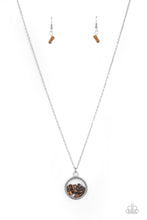 Load image into Gallery viewer, oak-sisters-jewelry-gemstone-guru-brown-necklace-paparazzi-accessories-by-lisa