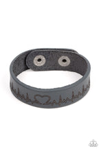Load image into Gallery viewer, oak-sisters-jewelry-haute-heartbeat-silver-bracelet-paparazzi-accessories-by-lisa