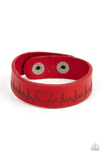Load image into Gallery viewer, oak-sisters-jewelry-haute-heartbeat-red-paparazzi-accessories-by-lisa