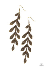 Load image into Gallery viewer, oak-sisters-jewelry-lead-from-the-frond-brass-earrings-paparazzi-accessories-by-lisa