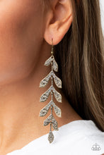 Load image into Gallery viewer, Paparazzi 🔆 Lead From the FROND - Brass Earrings
