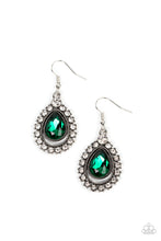 Load image into Gallery viewer, oak-sisters-jewelry-divinely-duchess-green-earrings-paparazzi-accessories-by-lisa