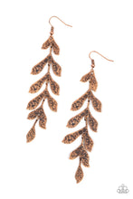 Load image into Gallery viewer, oak-sisters-jewelry-lead-from-the-frond-copper-earrings-paparazzi-accessories-by-lisa