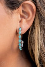 Load image into Gallery viewer, Paparazzi π Kick Up a SANDSTORM - Blue Earrings