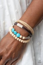 Load image into Gallery viewer, Paparazzi 🔆 DRIFTER Away - Blue Bracelet