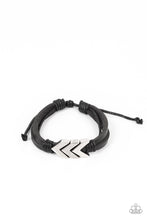 Load image into Gallery viewer, oak-sisters-jewelry-arrow-pharaoh-black-bracelet-paparazzi-accessories-by-lisa