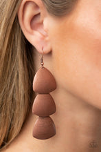 Load image into Gallery viewer, Paparazzi π Modishly Metallic - Copper Earrings