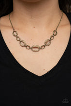 Load image into Gallery viewer, Paparazzi 🔆 The Only Game in Town - Brass Necklace