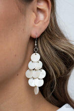 Load image into Gallery viewer, Paparazzi π Tropical Tryst - White Earrings