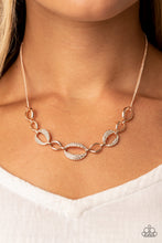 Load image into Gallery viewer, Paparazzi 🔆 The Only Game in Town - Rose Gold Necklace