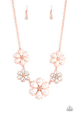 Load image into Gallery viewer, oak-sisters-jewelry-fiercely-flowering-copper-necklace-paparazzi-accessories-by-lisa