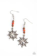Load image into Gallery viewer, oak-sisters-jewelry-sunshiny-days-orange-earrings-paparazzi-accessories-by-lisa