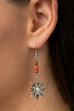 Load image into Gallery viewer, Paparazzi 🔆 Sunshiny Days - Orange Earrings
