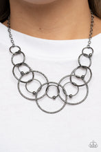 Load image into Gallery viewer, Paparazzi 🔆 Encircled in Elegance - Black Necklace