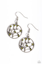 Load image into Gallery viewer, oak-sisters-jewelry-bedazzlingly-branching-green-earrings-paparazzi-accessories-by-lisa