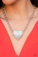 Load image into Gallery viewer, Paparazzi 🔆 Heartbreakingly Blingy - White Necklace