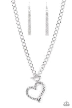 Load image into Gallery viewer, oak-sisters-jewelry-reimagined-romance-silver-necklace-paparazzi-accessories-by-lisa
