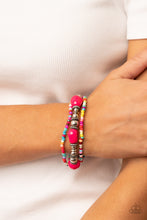 Load image into Gallery viewer, Paparazzi 🔆 Confidently Crafty - Pink Bracelet