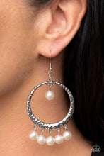 Load image into Gallery viewer, Paparazzi 🔆 Luscious Luxury - White Earrings