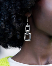 Load image into Gallery viewer, Paparazzi 🔆 Public Square - Silver Earrings
