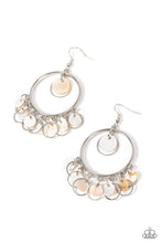 Load image into Gallery viewer, oak-sisters-jewelry-cabana-charm-white-earrings-paparazzi-accessories-by-lisa