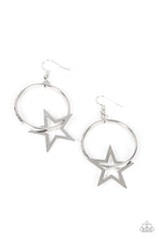 Load image into Gallery viewer, oak-sisters-jewelry-superstar-showcase-white-earrings-paparazzi-accessories-by-lisa