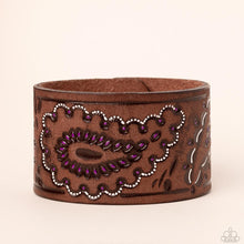 Load image into Gallery viewer, Paparazzi 🔆 Paisley Pioneer - Purple Bracelet