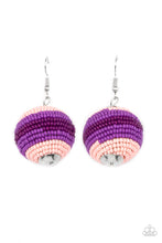 Load image into Gallery viewer, oak-sisters-jewelry-zest-fest-purple-earrings-paparazzi-accessories-by-lisa